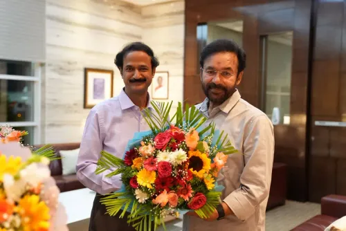 Kishan Reddy in Bengaluru for Mines Ministry Reviews, Art of Living Event