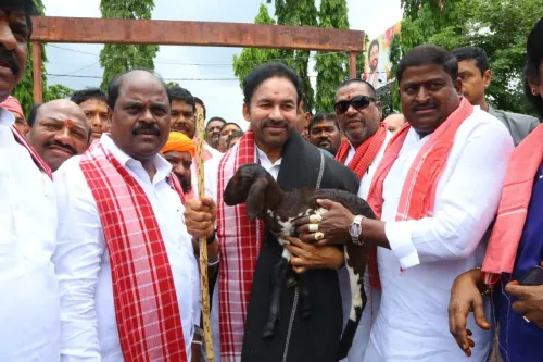 Kishan Reddy inaugurates Komuravelli Railway Station
