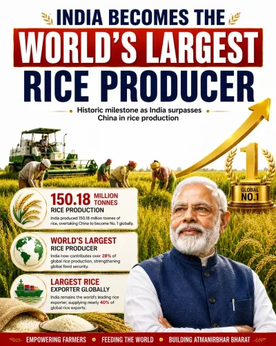 Kishan Reddy: India now world's largest rice producer