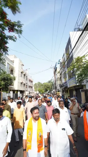 Kishan Reddy Inspects Development Works, Directs Officials to Fix Local Issues