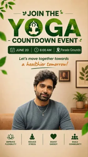 Kishan Reddy invites Hyderabad to IDY 2026 Countdown at Secunderabad