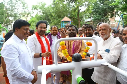 Kishan Reddy Joins BJP Event With Senior Telangana Leaders