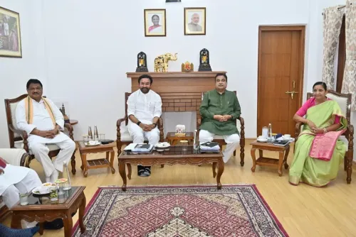 Kishan Reddy joins NDA group meet, backs Viksit Bharat push