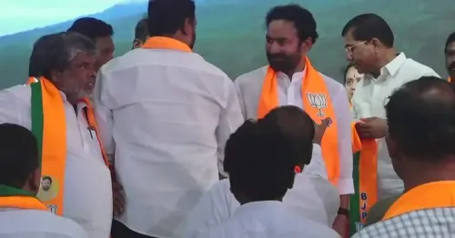 Kishan Reddy Leads BJP Karyakarta Meet in Amberpet