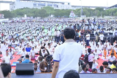 Kishan Reddy leads IDY 2026 Yoga Mahostav in Telangana