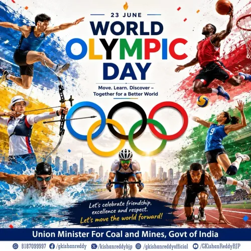 Kishan Reddy marks World Olympic Day, backs India's sports push