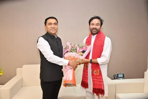 Kishan Reddy Meets Goa CM Sawant, Discusses Mining Revival