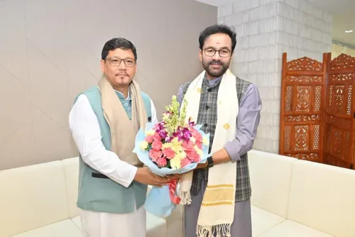 Kishan Reddy Meets Meghalaya CM Conrad Sangma on Coal, Mining