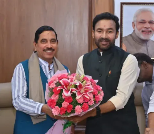 Kishan Reddy Meets Pralhad Joshi on Telangana Rice Procurement