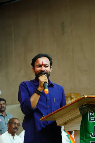 Kishan Reddy Meets Singareni Workers, BJP Leaders in Telangana