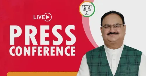 Kishan Reddy shares BJP chief Nadda's press conference live