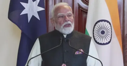 Kishan Reddy shares live feed of Modi-Albanese joint press meet in Melbourne