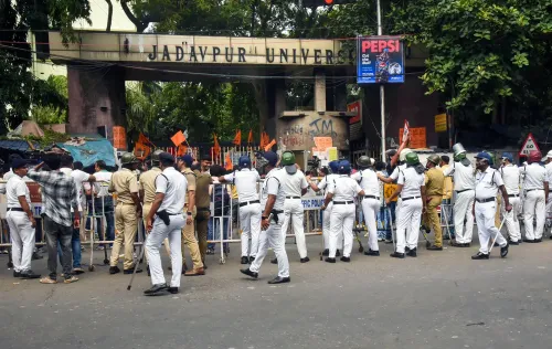 Jadavpur University clashes: SFI-ABVP violence erupts again, varsity emblem damaged