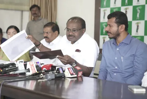 KPSC scam: Kumaraswamy demands Priyank Kharge explain IAS Gyanendra Kumar's Delhi trip