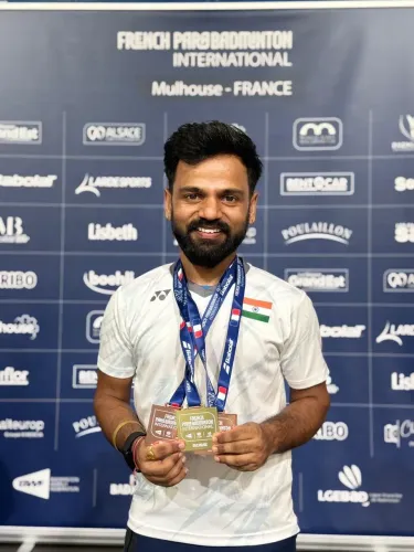 Krishna Nagar wins French Para Badminton International 2026 gold, beats Paris champion Noakes
