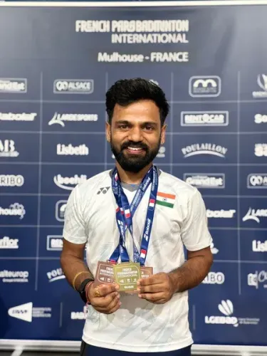 Krishna Nagar wins French Para Badminton International 2026 gold, beats Paris champion Noakes