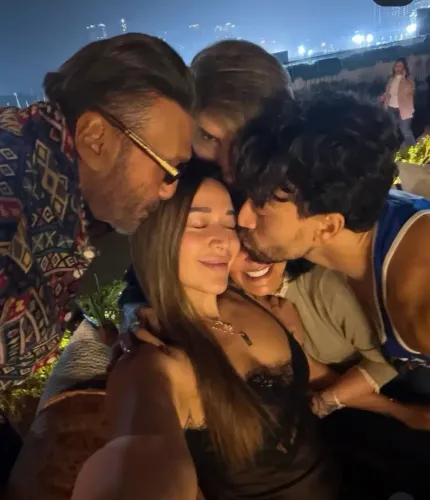 Did Krishna Shroff Capture Adorable Moments with Father Jackie and Brother Tiger on Her Birthday?