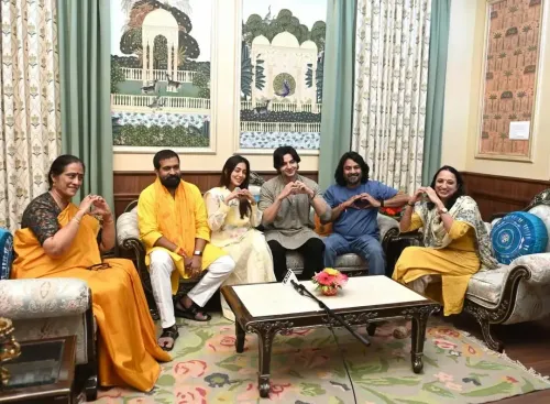 Krishnavataram Actress Sanskruti Jayana Visits Krishna Janmabhoomi Before May 7 Release
