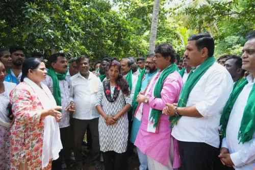 BJP leaders visit Bidadi villages, back farmers against ₹18,000–20,000 crore township