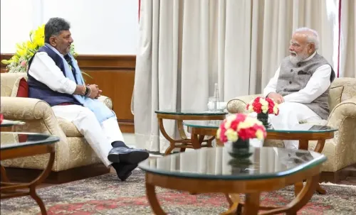Karnataka CM Shivakumar meets PM Modi, seeks Centre's support for infra and investment