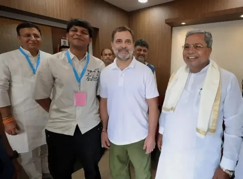 Is K'taka CM's grandson Dhawan Rakesh entering politics with Rahul Gandhi?