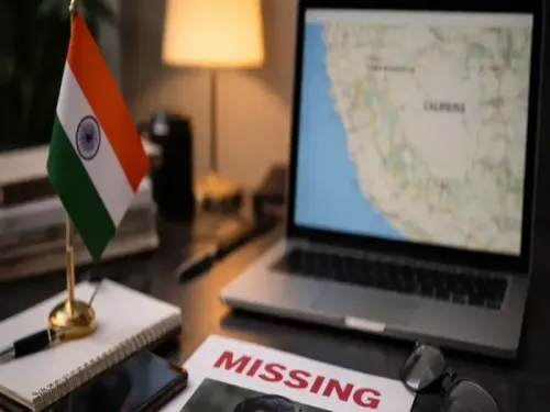 Has the Karnataka government requested MEA's assistance for a missing student in California?