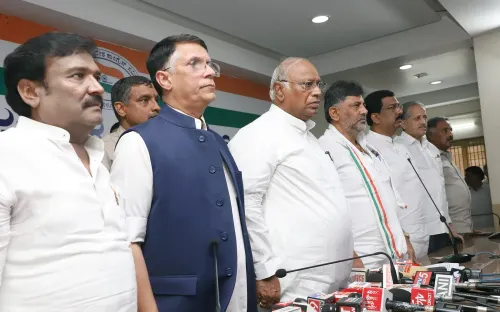 Kharge, Khera, Mansoor Ali Khan, BJP's Nagaraj elected unopposed to Rajya Sabha from Karnataka