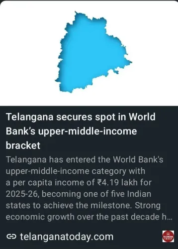 KTR Credits KCR for Telangana's World Bank Income Rise