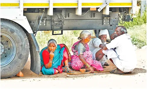 KTR flags farmer distress at Nagarkurnool market yard