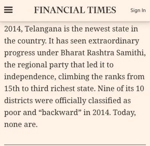 KTR hails Telangana as India's top startup state