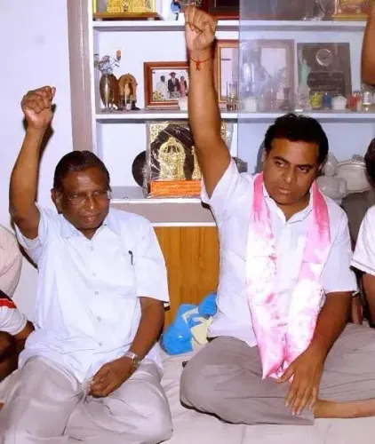 KTR pays tribute to Prof. Jayashankar on his birth anniversary