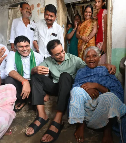 KTR Visits Mancherial, Documents District Tour on X