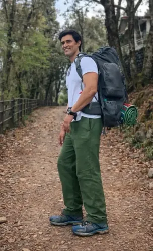 Kunal Kapoor Captures His Tranquil Trekking Adventure in Nature