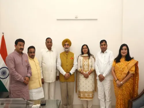 T.S. Sandhu Engages with Delhi MPs on Development Goals