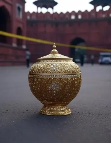 लाल किला परिसर से कीमती कलश चोरी, पुलिस जांच में जुटी