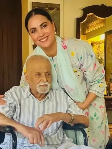 Lara Dutta honours late father on heavenly birthday, plants jacaranda tree