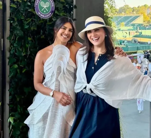 Priyanka Chopra, Lara Dutta reunite at Wimbledon after 26 years