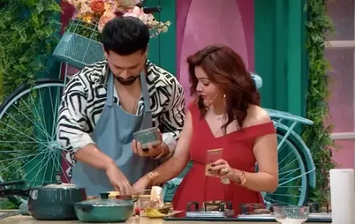 Laughter Chefs 2: Rahul Vaidya Confounded by Rubina Dilaik's Unique Vocabulary