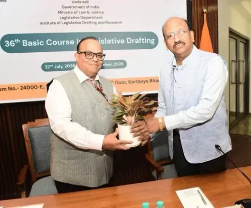 Rajiv Mani pushes uniform legislative drafting at 36th ILDR course
