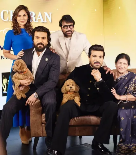 Did Little Klin Kaara Mistake Ram Charan’s Statue for the Real Thing?