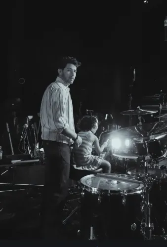 Malti Marie plays drummer girl at Nick Jonas' rehearsals in Las Vegas