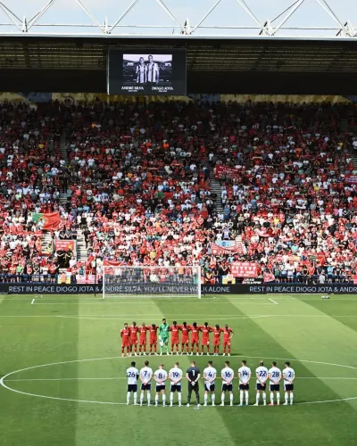 How Did Liverpool Honor Diogo Jota and Andre Silva in Their Pre-Season Opener?