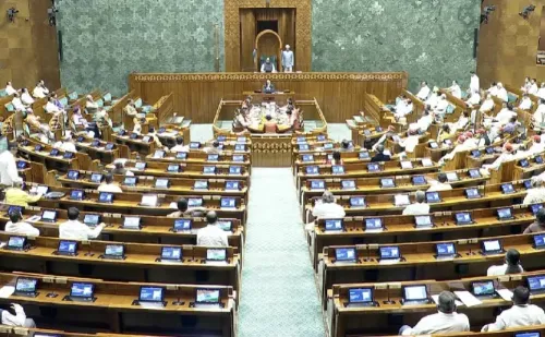 Lok Sabha adjourned till 2 pm as Opposition uproar over NEET, Ram Temple stalls session