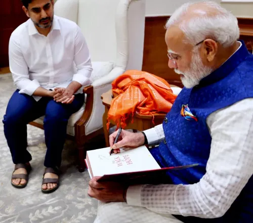 How Did Lokesh's Meeting with PM Modi Aim to Boost Andhra's Development?