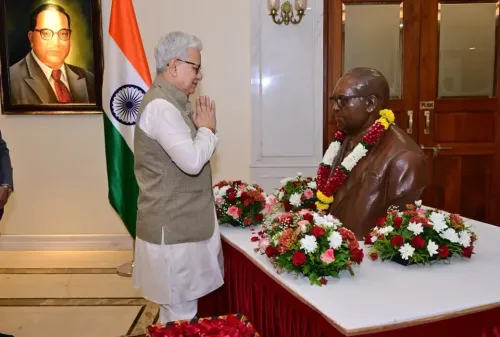 डॉ. बाबासाहेब अंबेडकर की 135वीं जयंती पर श्रद्धांजलि अर्पित करने वाले प्रमुख नेता