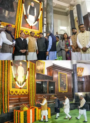 Lok Sabha Speaker Honors Madan Mohan Malaviya and Atal Bihari Vajpayee on Their Birth Anniversary