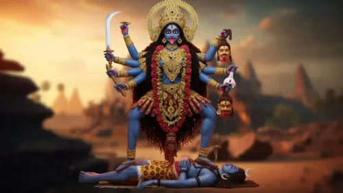 क्या मां काली के पैरों के नीचे भगवान शिव को दिखाना सिर्फ पौराणिक कथा है?