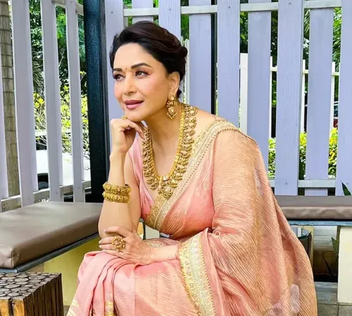 What Did Madhuri Dixit Say About Her Time as a Junior to Dharmendra?