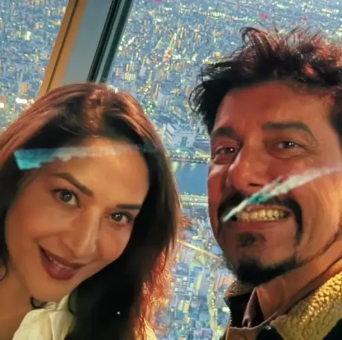 Madhuri Dixit and Dr. Sriram Nene Enjoy Romantic Tokyo Sunset with Shah Rukh Khan's Melody