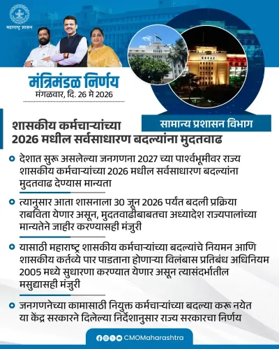 Maharashtra CM Fadnavis Cabinet Takes General Administration Decision